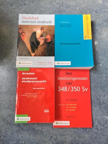 Studieboeken Criminologie / Rechten beschikbaar voor biedingen
