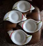 Corry Ammelaan Artihove, vier schaaltjes borden, Ophalen of Verzenden