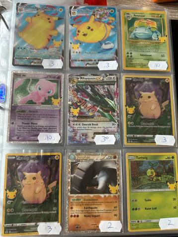 Pokémon Celebrations Kaarten beschikbaar voor biedingen