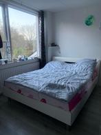 Bed en kast, Huis en Inrichting, Ophalen, Zie foto, Gebruikt, Wit