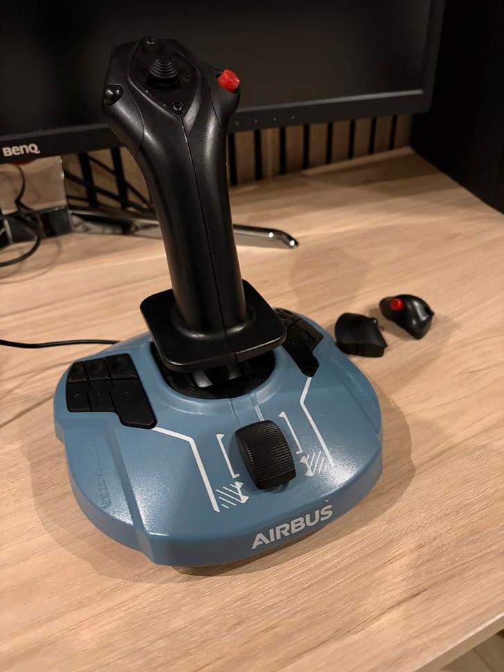 Flightsim set: Honeycomb Bravo, Thrustmaster TCA Yoke & Side, Computers en Software, Joysticks, Zo goed als nieuw, Ophalen of Verzenden