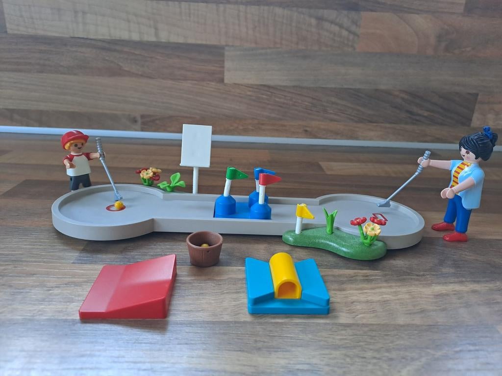 Playmobiel minigolf, Ophalen of Verzenden, Zo goed als nieuw