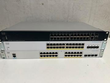 2 x Cisco switches Sg250-26hp / Cbs220-24fp-4g beschikbaar voor biedingen