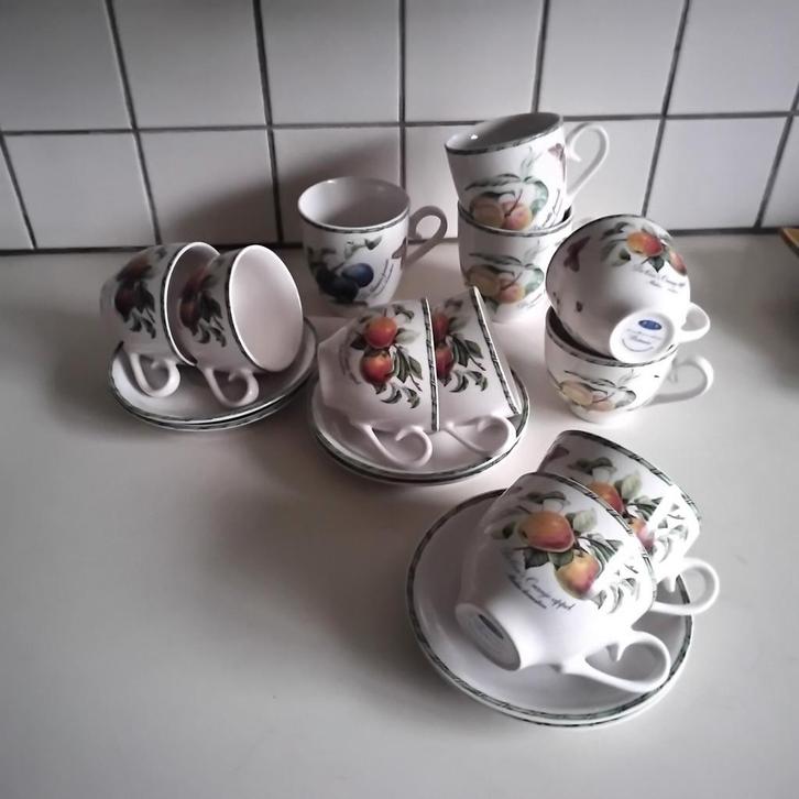 Janneke brinkman  botania mokken, kop en schotels, Huis en Inrichting, Keuken | Servies, Ophalen of Verzenden