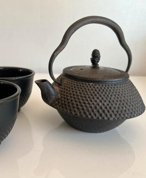 Vintage Japans Tetsubin Nanbu Tekki Theepot Gietijzer 40’s, Antiek en Kunst, Antiek | Servies los, Ophalen of Verzenden