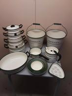 Vintage pannenset SUPER KAT EMAILLE , zeer mooie staat, Overige materialen, SUPER KAT EMAILLE, ., Pannenset