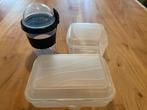 Gratis broodtrommel, fruitbakje en yoghurtbeker, Huis en Inrichting, Keuken | Tupperware, Ophalen of Verzenden, Zo goed als nieuw