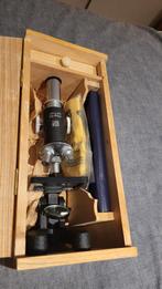 Vintage COC Biologische Microscoop in Houten Kist, Ophalen of Verzenden, Nieuw, Minder dan 400x, Biologische microscoop
