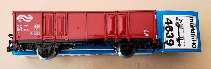 MäRKLIN # 4639 OPENBAKWAGEN NS roodbruin nieuw in OVP - 2, Hobby en Vrije tijd, Modeltreinen | H0, Nieuw, Wagon, Wisselstroom