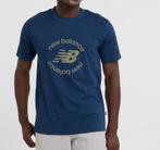 New Balance Sport Round Graphic T-Shirt NB Navy Maat M, New Balance, Nieuw, Ophalen of Verzenden, Maat 48/50 (M)