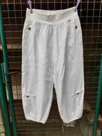 Paprika linnen broek wit nieuw maat 2, Kleding | Dames, Ophalen of Verzenden, Nieuw, Wit, Broek of Spijkerbroek