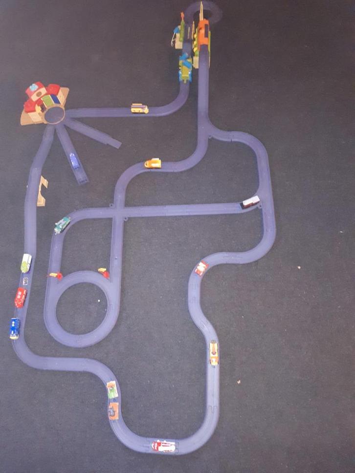 Chuggington Die Cast Treinset, Kinderen en Baby's, Speelgoed | Racebanen, Gebruikt, Racebaan, Handmatig, Overige merken, Ophalen of Verzenden