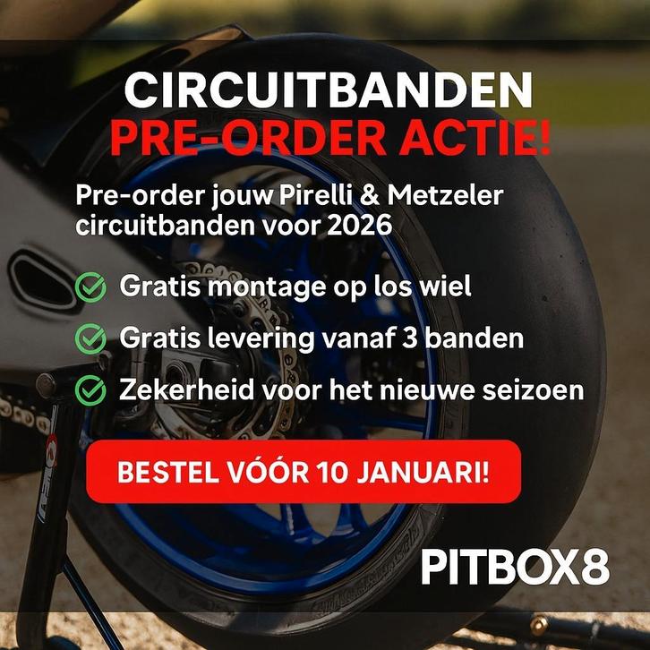 Circuitbanden Pre-Order Actie!!!, Motoren, Onderdelen | Merk-onafhankelijk, Ophalen of Verzenden