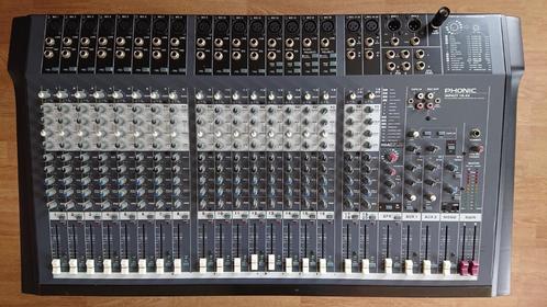 Mengtafel Phonic Impact 16.4X met effecten, Muziek en Instrumenten, Mengpanelen, Gebruikt, 20 kanalen of meer, Microfooningang