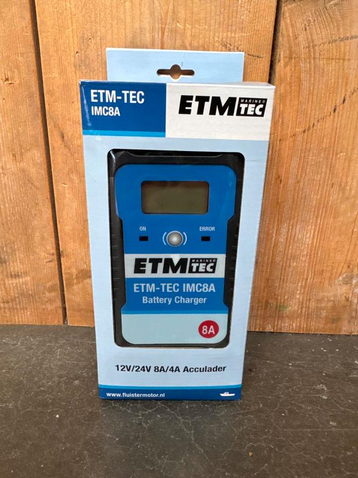 Acculader 12V 8A  Ideaal voor Auto & Motor Nieuw op voorraad, Watersport en Boten, Accessoires en Onderhoud, Nieuw, Motor en Techniek
