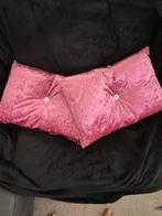 Claudy kussens 2 x oud roze, Huis en Inrichting, Ophalen of Verzenden, Zo goed als nieuw, Roze, Rechthoekig