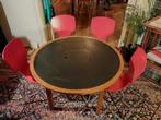 Vintage / Design Krijtbord Speeltafel met 4 Stoeltjes, Ophalen, Gebruikt