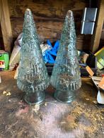 2 Kerstboom Theelichthouders, Diversen, Kerst, Ophalen of Verzenden, Zo goed als nieuw