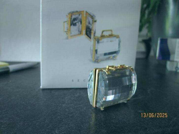 Swarovski Memories Koffer/Fotolijstje incl. doos & certifica, Verzamelen, Swarovski, Nieuw, Figuurtje, Ophalen of Verzenden