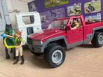 Schleich Pick-up met paardentrailer (42346) met doos, Jongen of Meisje, Ophalen of Verzenden, Zo goed als nieuw