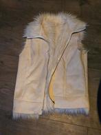 Beige faux fur gilet, Ophalen of Verzenden
