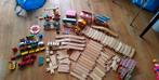 Houten Treinbaan met vele uitbreidingen, Ophalen, Gebruikt, Overige merken