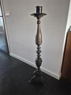 grote zware kandelaar, Ophalen of Verzenden, Koper of Brons