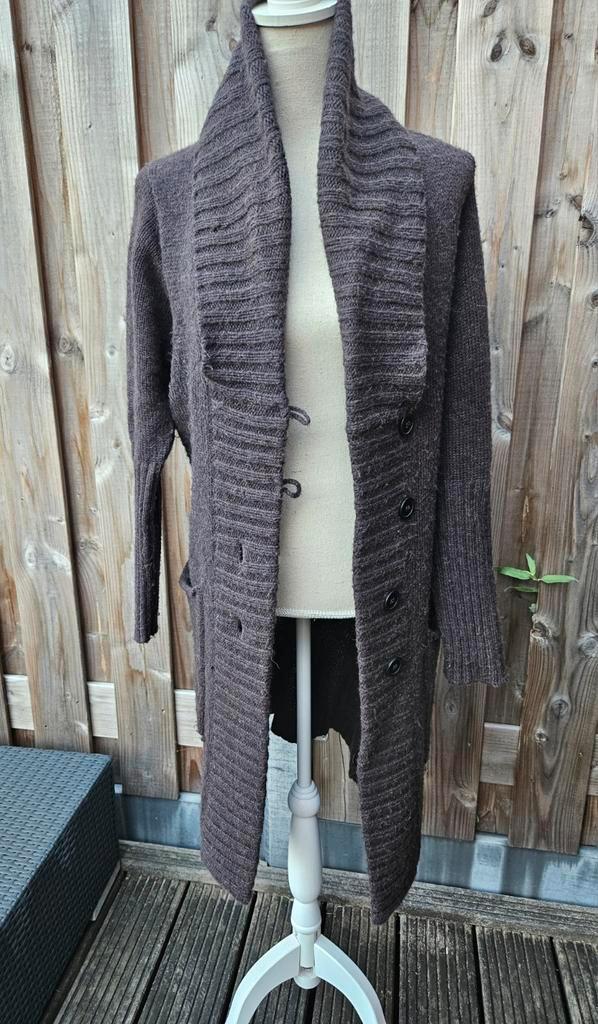 IKKS bruin vest, Kleding | Dames, Truien en Vesten, Gedragen, Maat 42/44 (L), Bruin, Ophalen of Verzenden