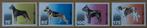 Antillen 1085-1088 serie honden., Verzenden, Postfris