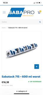 Te Koop lijm / kit Sabatack 715 zwart / 5 euro per stuk, Ophalen of Verzenden, Nieuw