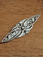 Zilveren broche filigrain, Sieraden, Tassen en Uiterlijk, Broches, 4 tot 7 cm, Onbekend, Ophalen of Verzenden, Zo goed als nieuw
