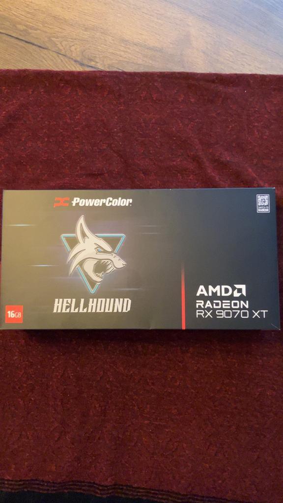 *SEALED* PowerColor RX 9070 XT Hellhound 16GB videokaart, Computers en Software, Videokaarten, Nieuw, AMD, PCI-Express 4.0, GDDR6