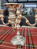 Zilveren Vijfarmige Kandelaar, Ophalen of Verzenden, Zilver