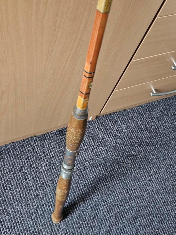 Ebis bamboe vliegenhengel, Watersport en Boten, Hengelsport | Algemeen, Gebruikt, Ophalen of Verzenden