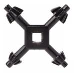 Boormachinesleutel 4-kops Boorkopsleutel 1/4" 3/8" 1/2" 5/8", Ophalen of Verzenden, Nieuw, Boormachine