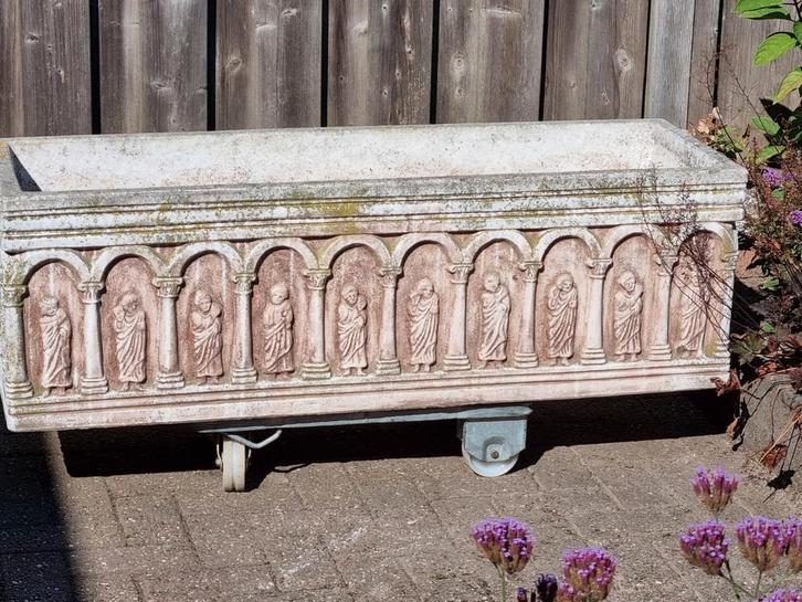 Wegens annulering opnieuw,  PRACHTIGE KLOOSTERBAK, Tuin en Terras, Bloembakken en Plantenbakken, Gebruikt, Steen, Tuin, 30 tot 60 cm