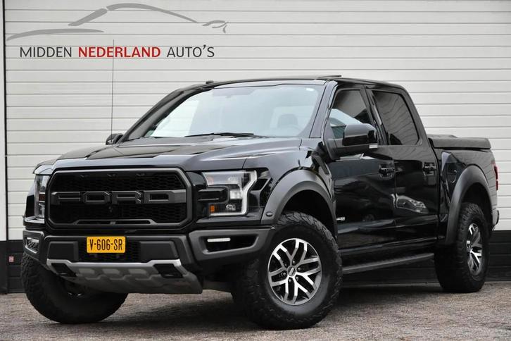 Ford F150 3.5 V6 Ecoboost SuperCrew Raptor, Auto's, Bestelauto's, Bedrijf, Te koop, 360° camera, 4x4, ABS, Achteruitrijcamera