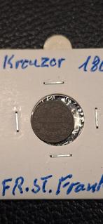 Germaanse staten 1 kreuzer 1862 Frankfurt, Postzegels en Munten, Munten | Europa | Niet-Euromunten, Ophalen of Verzenden, Duitsland