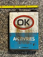 OK antivries blik oud. Ca. 31x24 cm., Ophalen of Verzenden, Gebruikt, Formule 1