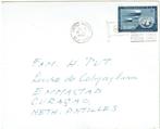 B 1170 Verenigde Naties 1961 Luchtpost Curaçao, Postzegels en Munten, Brieven en Enveloppen | Buitenland, Envelop, Ophalen of Verzenden