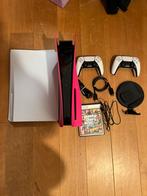 Playstation 5 disk + 2 controllers + GTA V, Ophalen of Verzenden, Zo goed als nieuw, Playstation 5
