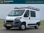 Peugeot Boxer 330 2.0 BlueHDI L1H1 Pro DC 7 Persoons Trekhaa, Auto's, Origineel Nederlands, Te koop, 17 km/l, Gebruikt