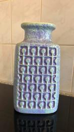 VEB Haldensleben vaas 3090 A mint groen met lila paars, Huis en Inrichting, Ophalen, Overige materialen, Overige kleuren, Zo goed als nieuw