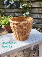 Mooi rieten mandje, Huis en Inrichting, Woonaccessoires | Schalen en Manden, Ophalen of Verzenden, Zo goed als nieuw, Rechthoekig