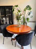 Antiek ronde tafel, Huis en Inrichting, Tafels | Eettafels, Ophalen, 100 tot 150 cm, Rond, Zo goed als nieuw