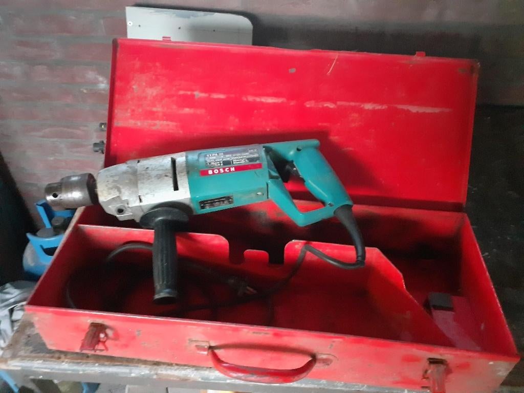 boormachine, Klopboormechanisme, Ophalen, Boormachine, Gebruikt