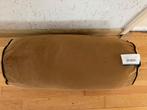 2 cilindervormige kussens goud 50 cm Riverdale nieuw, Ophalen of Verzenden, Nieuw, Bruin, Cilindervormig