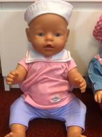 2 Baby Born Zapf poppen. Zie foto’s voor extra kleertjes, Ophalen of Verzenden, Zo goed als nieuw, Babypop