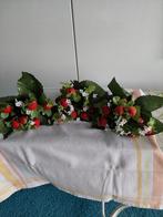 9 Boeketjes nep aardbeitjes + Bloemetjes, Ophalen of Verzenden, Nieuw