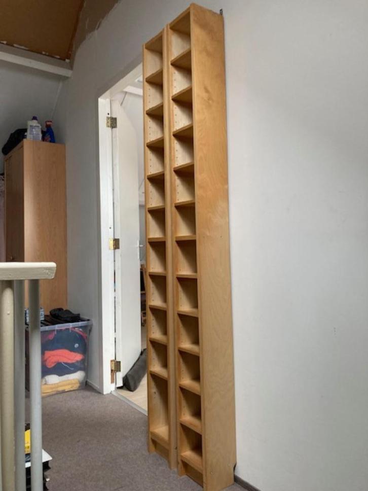 CD/DVD Wandmeubel, Huis en Inrichting, Kasten | Wandmeubels, Gebruikt, 200 cm of meer, Minder dan 150 cm, Minder dan 25 cm, Met plank(en)